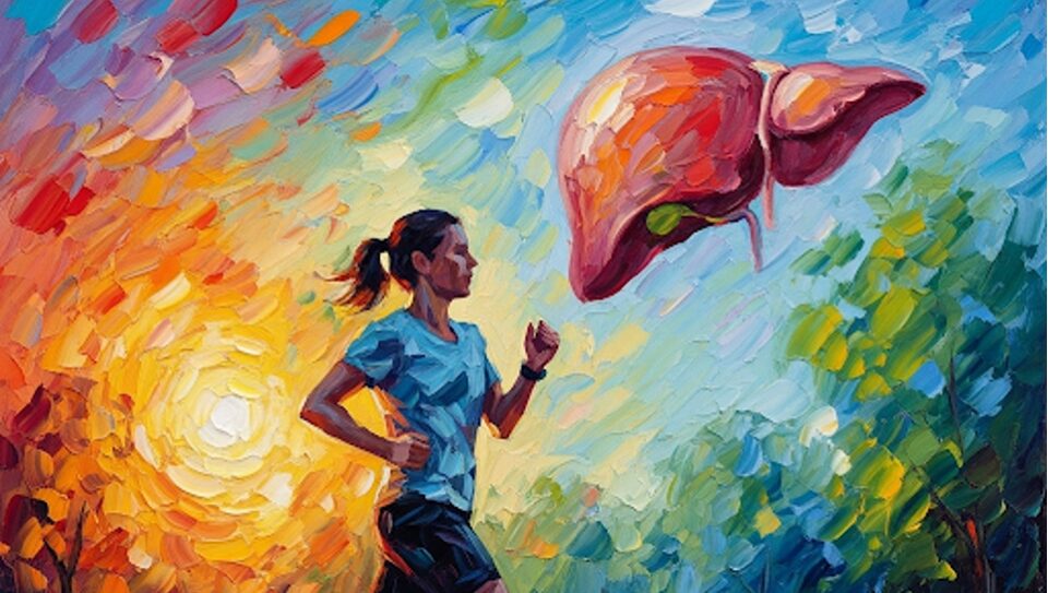 歩数で脂肪肝リスク低下のイメージ画像